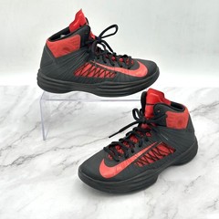 Nike Hyperdunk 2012 Shoes Youth Size 4.5Y Black Red Basketball 525361-003