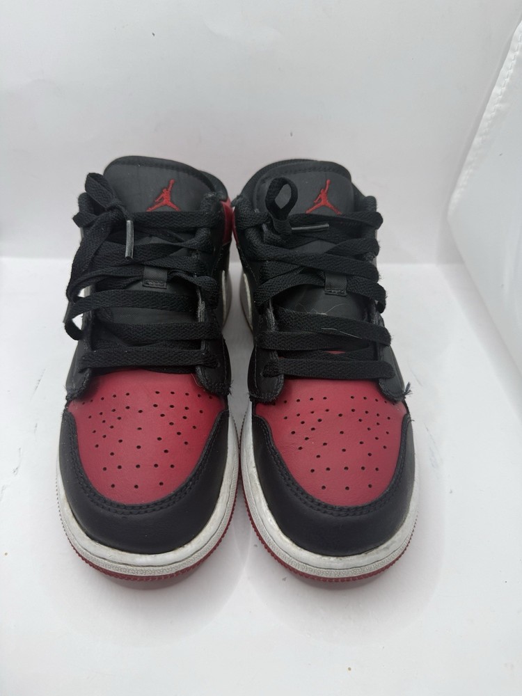 Nike Air Jordan 1 Low Alternate Bred Black Gym Red-White (553560 066) Size 5Y