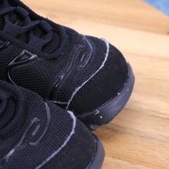 Nike Air Max Plus Black Dark Grey Low Mesh Shoe Sneaker DR7996-001 Toddler Sz 9C