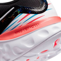 Nike Renew Shoe Black/White/Coral Sneaker CV8990-023 Sz 4Y