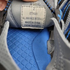Eddie Bauer Blue & Black Ethan Hiking Slip On Sandals Child Size 2