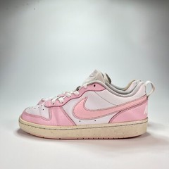 Nike Courth Borough Low 2 SE White Pink Lifestyle Shoes DV5456-105 Youth Size 7Y