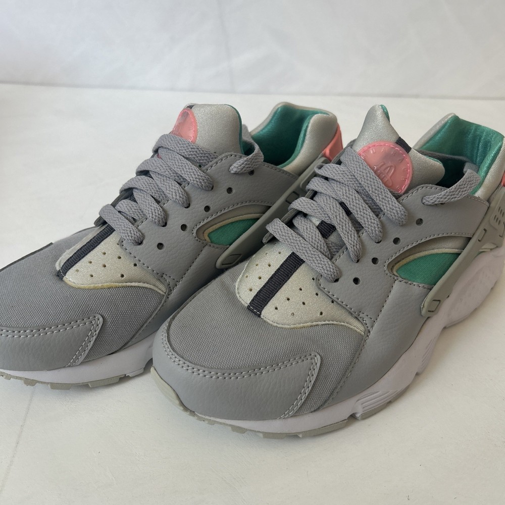 Nike Huarache Run GS Youth 6Y Wolf Grey/Sunset Pulse 654275