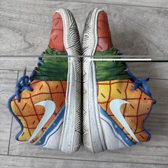 Nike Kyrie 5 SpongeBob SquarePants Pineapple Under The Sea; Youth Size 12C