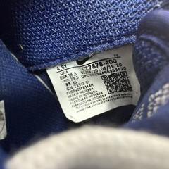 Nike Air Force 1 Low Blue Void Camo Swoosh Youth Size 5.5Y Sneakers CW1574-400