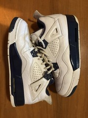 Jordan Air Jordan 4 Retro Columbia 2015 GS White/Black Leather 4.5Y