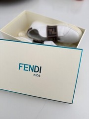 Fendi Kids Unisex Monogram Strap Designer Casual Walking Fashion Sneaker