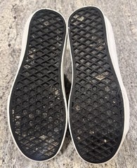 VANS Sk8-Hi Youth Boys 3.5/Girls 5 Black Herringbone Sneakers