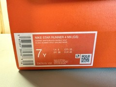 Nike Star Runner 4 GS ‚Summit White Black‘ Kids DX7615-102 New Size 7Y