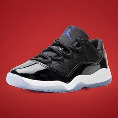Nike Air Jordan Retro 11 Low PS “Space Jam” FV5116-004 Kids Size 1Y Sneakers