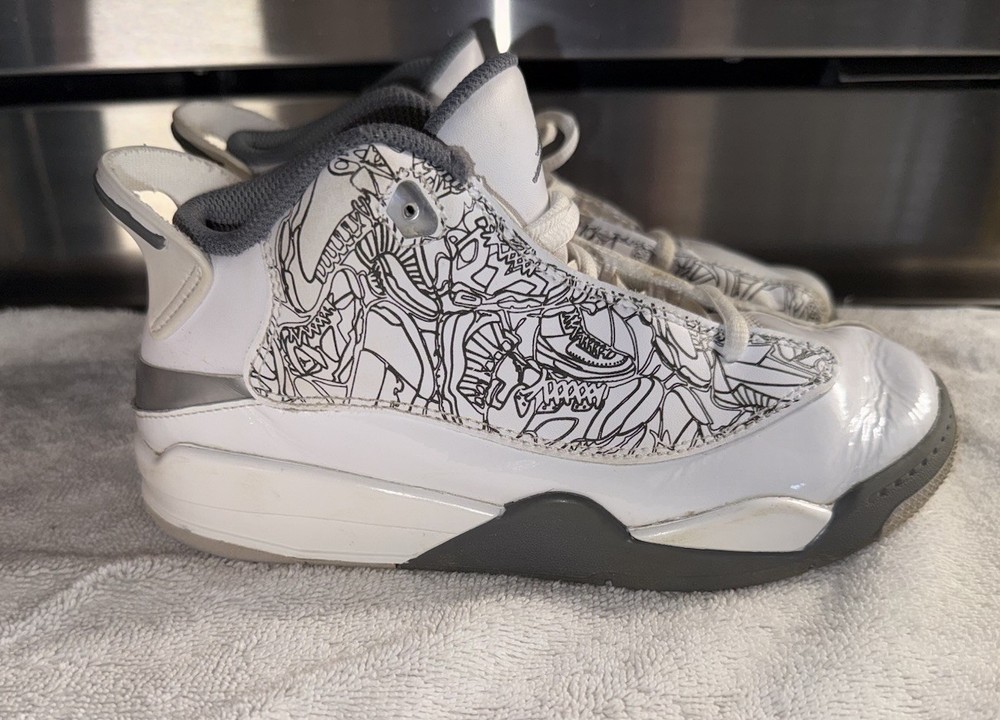 Nike Air Jordan Dub Zero (PS) White/Grey DV1359-107 Size 2Y