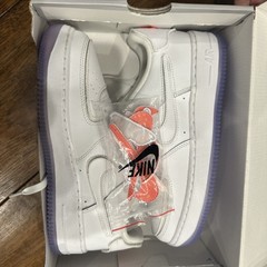 New Nike Air Force 1/1 Kids Size 6 Removable Swoosh Purple Pulse
