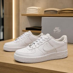 Grade School Nike Air Force 1 LE White/White (GS) (DH2920 111) Size 7Y