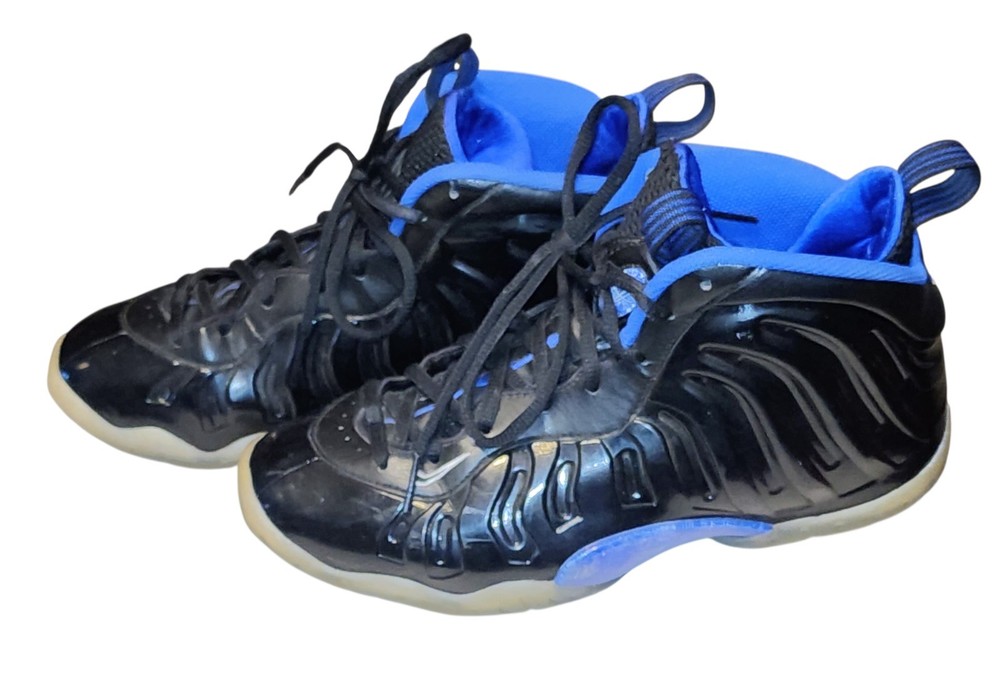 🔥 Nike Little Posite One GS Space Jam Color Black/Blue Size 7 Youth 2018 🔥