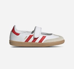 Adidas Samba Jane White Red Women’s And GS Multiple Sizes Brand New Fast Ship