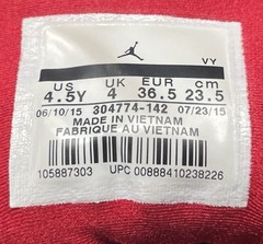 Retro Customized Nike Air Jordan 7 Nothing But Net Sweater Sz4.5Y 304774-142