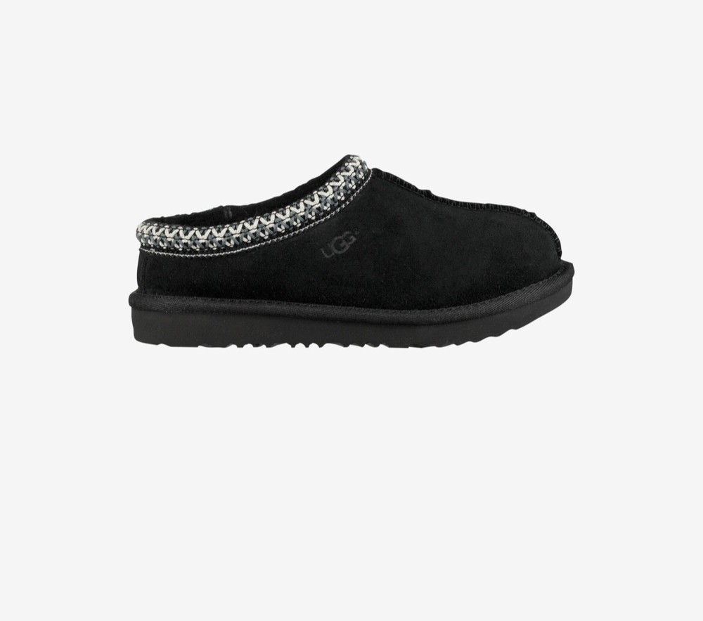 UGG K-Tasman II Slipper big Kids Size US Size 5/6 Black K/ 1019066-BLK