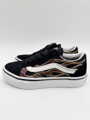 Vans Kids (PS) Old Skool Size 12.5K Black Flame |VN0A5AOABOQ|