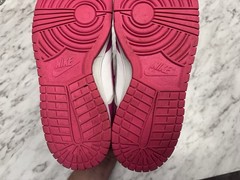 Nike Dunk Low Laser Fuchsia Pink GS Size FB9109-102 Size 5Y Youth Girls
