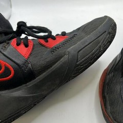 Nike Kyrie Infinity Athletic Running Basketball Shoes Red Black Kids Youth 4 4Y