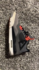 Jordan Air Jordan 4 Unisex Kids 4Y Retro Infrared