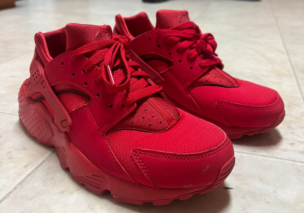 6Y Nike Huarache Run (GS) University red 654275-600