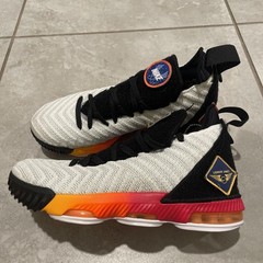Nike LeBron 16 GS Space Travel AQ2465-188 White/Black (Kid’s Youth 5.5) No Box