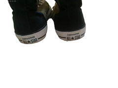Converse Allstar Chuck Taylor high top sneakers black and army green size 6