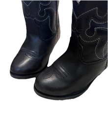 EUC Toddler’s Smoky Mountain Boots 3032T “Denver” Black Western Boot size 7