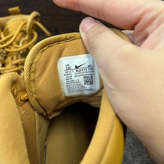 Nike Manoa LTR Kids‘ Boots Size 13C Wheat Gold High Top Leather Sneakers