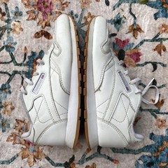 Reebok Classic Sneakers White Leather Toddler/ Little Kids Size 2.5