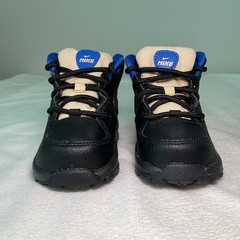 Nike Manoa LTR Boots Black Sesame Game Royal Kids Toddler BQ5374-003 NEW Size 5c