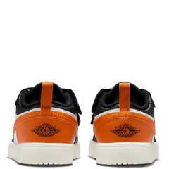 Little Kid’s Jordan 1 Low Alt Black/Starfish-White-Sail (DR9748 081)