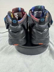 Nike LeBron Soldier 9 IX Black Orange Blue Basketball Shoes Youth Size 5.5Y