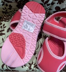 Teva Tidepool Lavender Strappy Sandals Unisex Kids Hook & Loop Lightweight 7