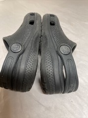 CLASSIC CROCS Child Size 8 Light Weight BLACK Active CLOGS Strap Shoes
