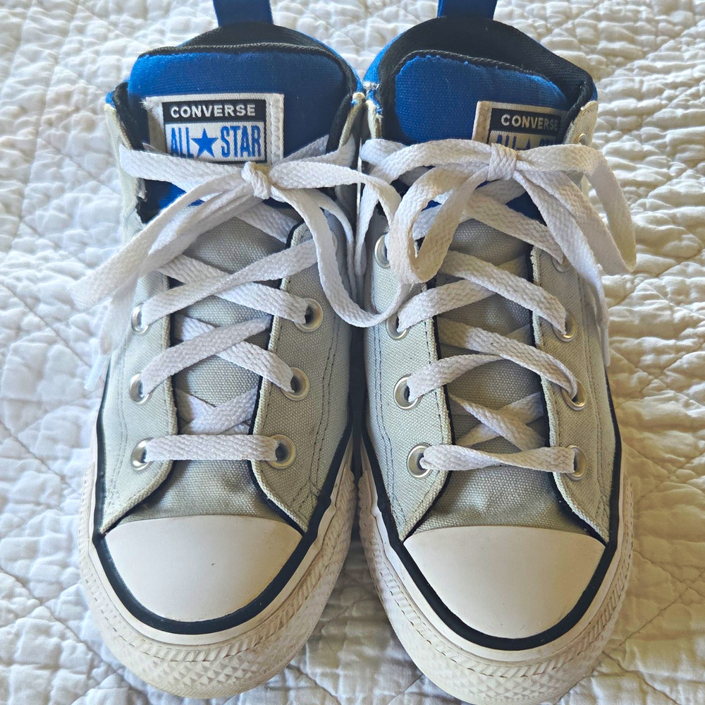 Converse Chuck Taylor All Star Kids Mid Top Lace-Up Textile Colorblock 4