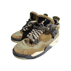 Air Jordan 4 Retro SE Craft Olive Brown Suede GS 4Y FB9928-200