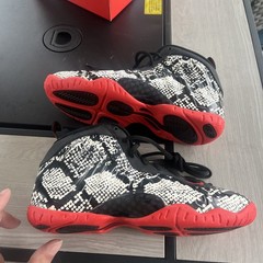 Size 5.5 (GS) – Nike Air Foamposite One High Albino Snakeskin