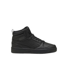 PUMA Rebound V6 Mid Top Lace Up Youth Boys Black Sneakers Casual Shoes 39383139