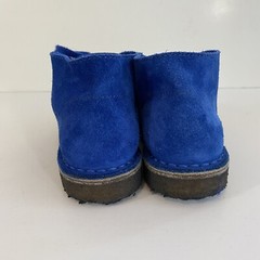 Crewcuts J Crew MacAlister Boots Blue Suede Leather Rubber Sole Kids Size 12