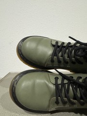 Dr Martens Olive Green 1460 J Boots Junior Kids US 1 / UK 13 / EU 32 – AW004