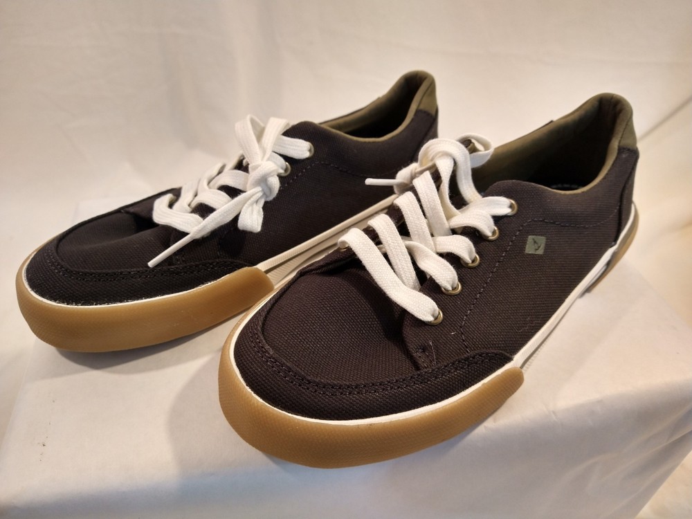 Sperry Big Kid’s Habor Tide Washable Top Sider Memory Foam Black Sneaker NEW