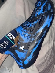 Rugged Shark Kids Size 2 Black/blue Multicolor Clog Water Shoe