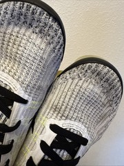Nike Air Vapormax FlyKnit 3 – White Black Volt BQ5238 100 Size 6Y