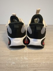 Nike Air Max Nova Shoes Kids 11C White Red Black Hook Loop FN4459-102