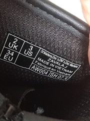 Doc Martens Zavala J Leather Combat Boots Black Kids Size 3 Youth Boot Dr.
