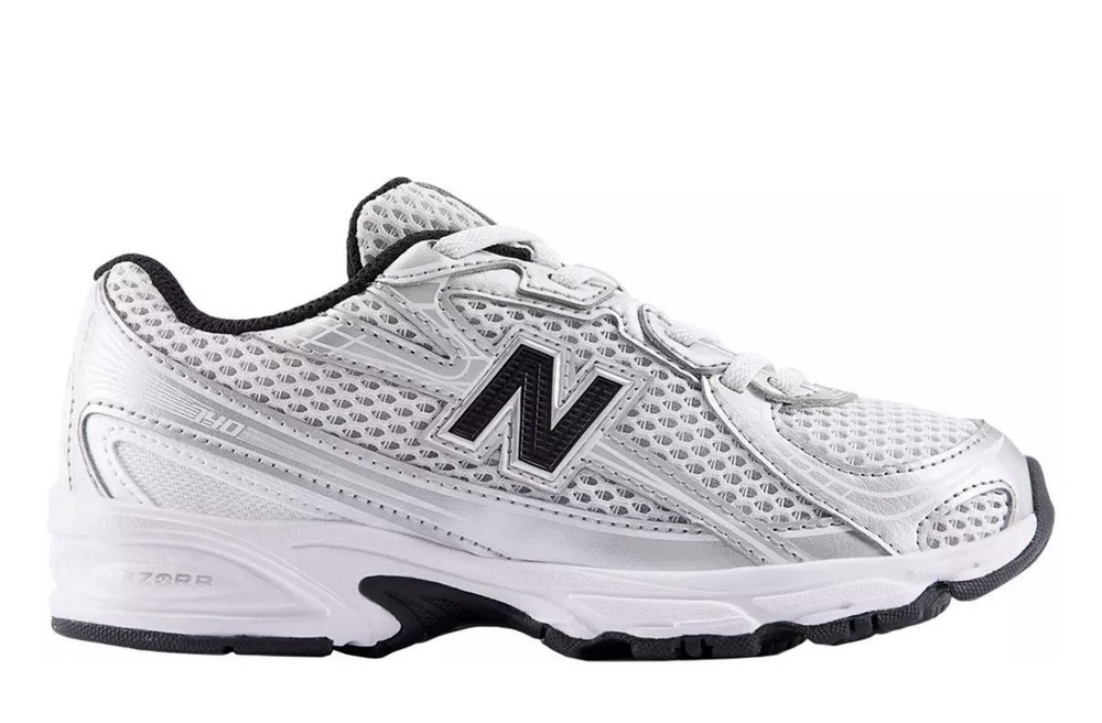 New Balance 750 Bungee Sneakers Grey Black Size 12 Kids PZ740NW