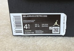 Size 4.5 (GS) – Jordan 6 Retro 2021 Mid Carmine Kid’s Shoes Air Pre-owned