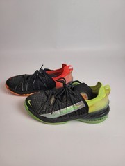 Nike Lebron 18 Black Crimson Volt Basketball Shoe Sz. 7Y/ Mens 7 (CW2760-009)